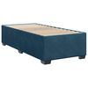 vidaXL Cama box spring con colch&oacute;n terciopelo azul 100x200 cm
