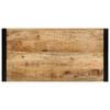 vidaXL Mesa de centro de madera maciza de mango 120x60x40 cm