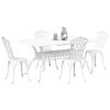 vidaXL Conjunto de Comedor de Jard&iacute;n 5 pcs Aluminio