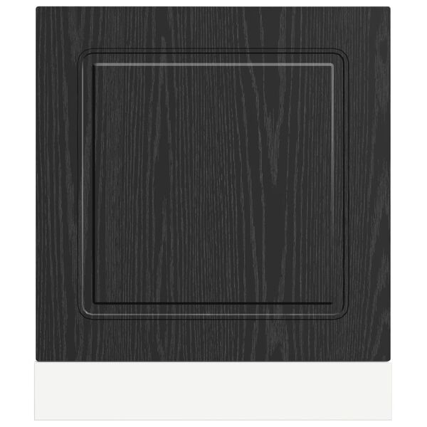 vidaXL Mueble de Cocina Kalmar Roble Negro 60 x 1,5 x 67 cm
