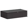 vidaXL Caja de almacenamiento con ventana superior transparente