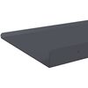 vidaXL Estante flotante 4 pcs Antracita 30 x 18 x 2,5 cm Acero