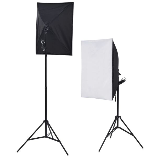 vidaXL Kit de iluminaci&oacute;n de estudio de fotograf&iacute;a