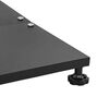 vidaXL Base para sombrilla Negro 45 x 45 x 31 cm