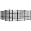 vidaXL Perrera de exterior 450x450x185 cm