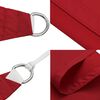 vidaXL Toldo de vela cuadrado tela Oxford rojo 6x6 m
