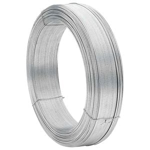 vidaXL Alambre para atar vallas acero 250 m 3,8 mm
