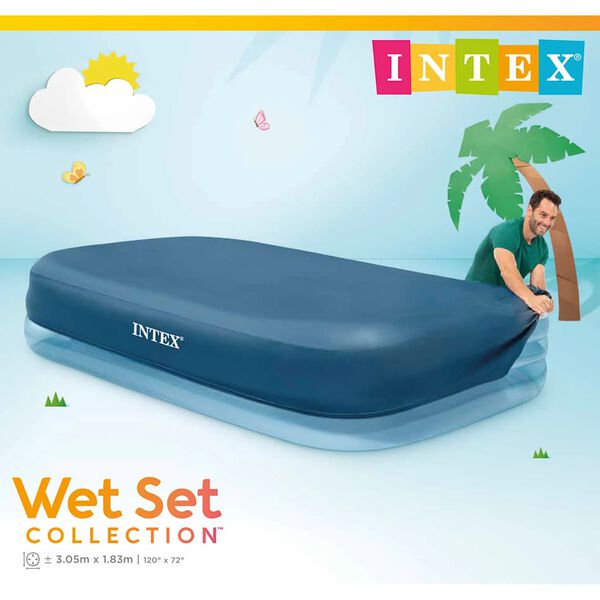 Intex Cubierta de piscina rectangular 58412NP