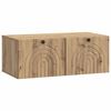 vidaXL Mueble para TV de pared Roble Artesanal 78,5 x 41 x 30 cm