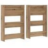 vidaXL Armario Zapatero 2 uds. 60 x 18 x 90 cm Madera de ingenier&iacute;a