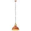 vidaXL L&aacute;mpara colgante industrial redonda mango cobre 32 cm E27