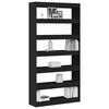 vidaXL Librer&iacute;a Negro 100 x 30 x 198 cm Madera de ingenier&iacute;a