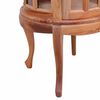 vidaXL Armario vitrina de madera maciza de caoba natural 50x50x76 cm