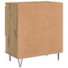 vidaXL Aparador 2 pcs Roble artesanal 60 x 35 x 70 cm
