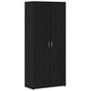 vidaXL Aparador alto Roble Negro 80 x 42 x 185 cm
