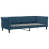 vidaXL Sof&aacute; cama con colch&oacute;n terciopelo azul 80x200 cm