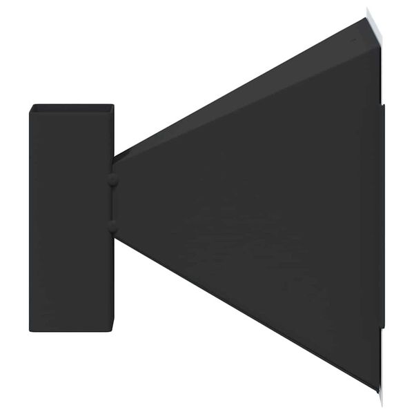 vidaXL Caja recogebalines Negro 17.5 x 17.5 x 17 cm Acero