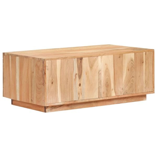 vidaXL Mesa de centro de madera maciza reciclada 90x50x35 cm