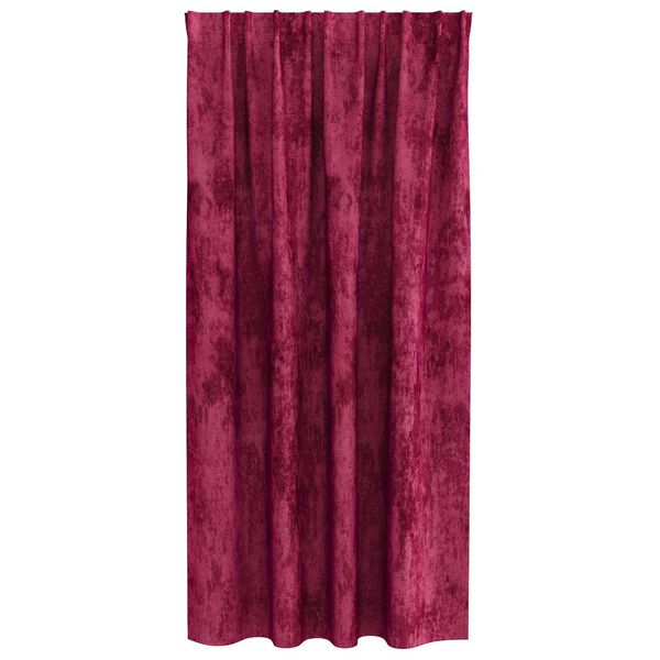 vidaXL Cortinas de Terciopelo 2 pcs Rojo vino tinto 175 x 140 cm