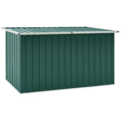 vidaXL Caja de almacenaje para jardín verde 171x99x93 cm