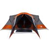 vidaXL Tienda familiar tipi para 8 personas impermeable gris naranja