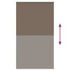 vidaXL Estor Enrollable Opaco Color Caf&eacute; 125x230cm Tela Ancho 121,6cm