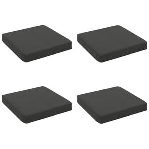 vidaXL Cojines de Asiento de 4 Piezas VUGHT 4 uds. 100% Poli&eacute;ster