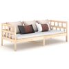 vidaXL Sof&aacute; cama madera maciza de pino 90x190 cm