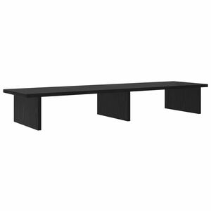 vidaXL Soporte para Monitor Roble Negro 100 x 27 x 15 cm