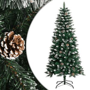 vidaXL &Aacute;rbol de Navidad artificial con soporte PVC verde 120 cm