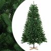 vidaXL &Aacute;rbol de Navidad artificial 120 cm PVC y madera de pino maciza