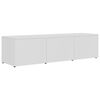 vidaXL Mueble para TV madera contrachapada blanco 120x34x30 cm