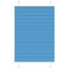 vidaXL Estor Plisado azul 80x100 cm Tela Ancho 79,4 cm Poliéster