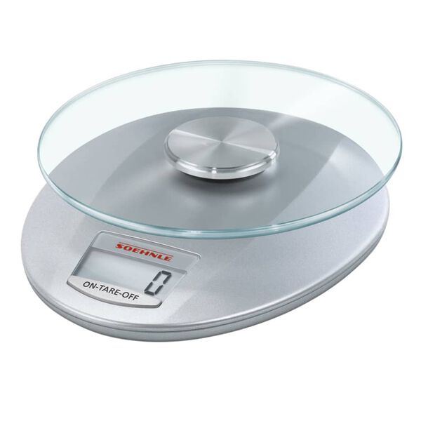 Soehnle B&aacute;scula de cocina digital Roma 5 kg plateado