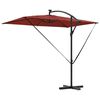 vidaXL Parasol de cantilever tipo plátano Terracota 294 x 200 x 254 cm