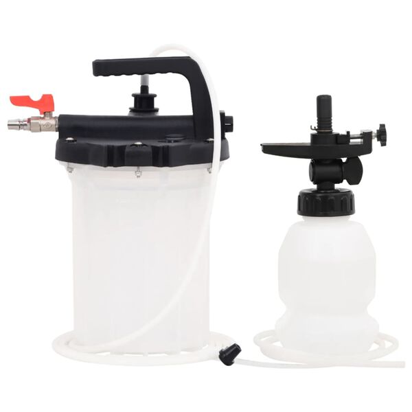 vidaXL Purgador de frenos blanco y negro 3 l