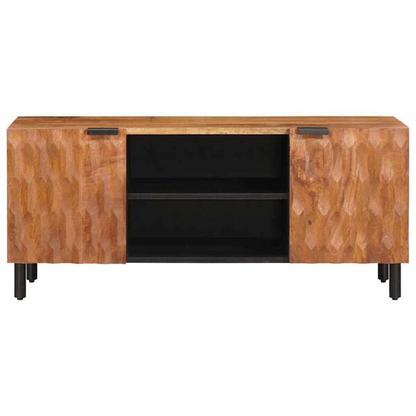 vidaXL Mueble de TV Acabado de Acacia Marr&oacute;n 105 x 33 x 46 cm