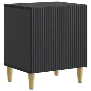 vidaXL Armario de Noche Negro 43 x 34,5 x 50 cm Madera de Ingenier&iacute;a