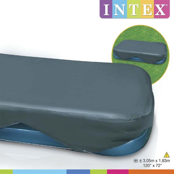 Intex Cubierta de piscina rectangular 58412NP