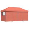 vidaXL Carpa de Fiesta Terracota 292 x 580 x 315 cm Tela Oxford
