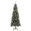 vidaXL &Aacute;rbol de Navidad artificial Verde 210 cm PVC, Pl&aacute;stico y Acero