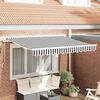 vidaXL Toldo Retr&aacute;ctil Manual Antracita 250 x 200 cm tela
