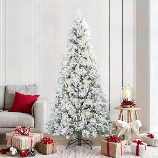 vidaXL Árbol de Navidad artificial con ramas articuladas 210 cm