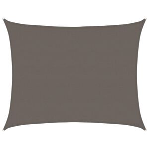 vidaXL Toldo de vela gris antracita HDPE 160 g/m&sup2; 6x8 m
