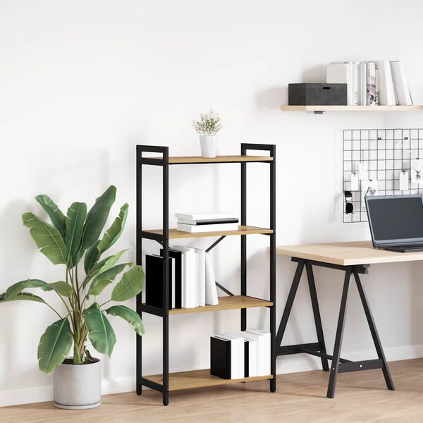 vidaXL Estante de libros Roble artesanal 60 x 30 x 120 cm