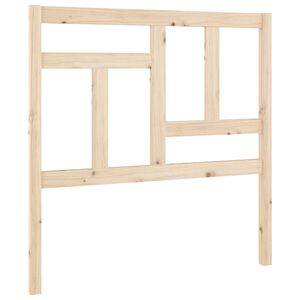 vidaXL Cabecero de cama madera maciza de pino 80,5x4x100 cm