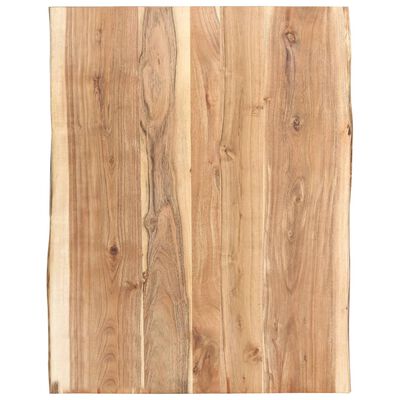 vidaXL Superficie de mesa de madera maciza de acacia 80x(50-60)x3,8 cm