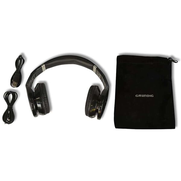 Auriculares est&eacute;reo Grundig Bluetooth negro 300 mAh