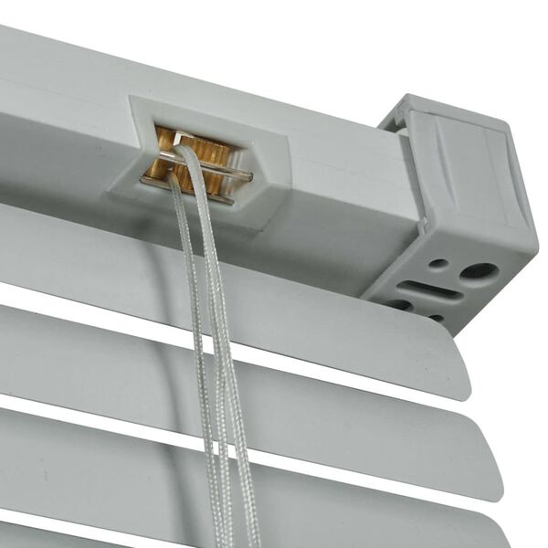 vidaXL Persiana de aluminio 100x220 cm plateada