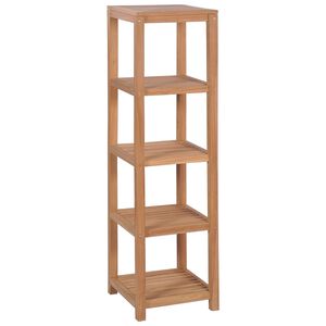vidaXL Estanter&iacute;a de ba&ntilde;o 4 niveles madera teca maciza 42x42x165 cm